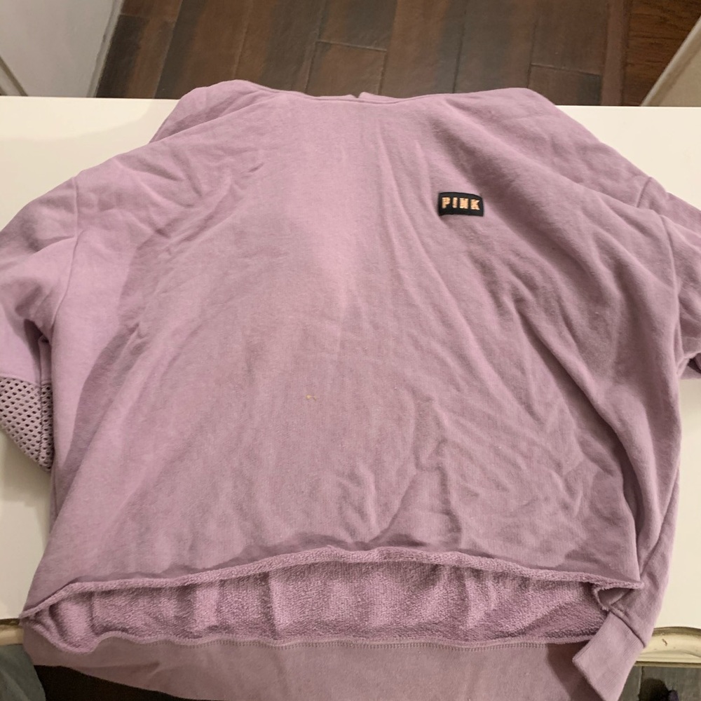 VS pink crop sweater